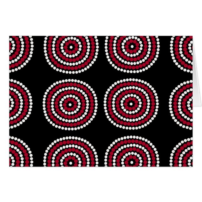 Aboriginal Hälsningskort (Framsidan Horizontal)