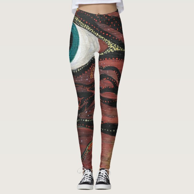 ABORIGINAL KONST - DAMASKER LEGGINGS (Framsida)