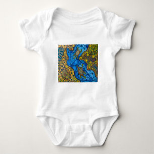 Aboriginal måla för sköldpaddor tee