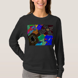 Aboriginal nackeskjorta för design v tee