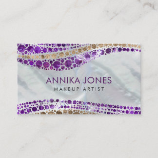 Aboriginal pricka lyxig Amethyst för konst och Visitkort