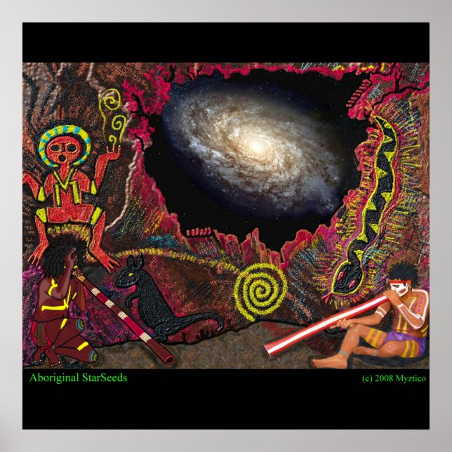 Aboriginal StarSeeds Poster (Framsidan)