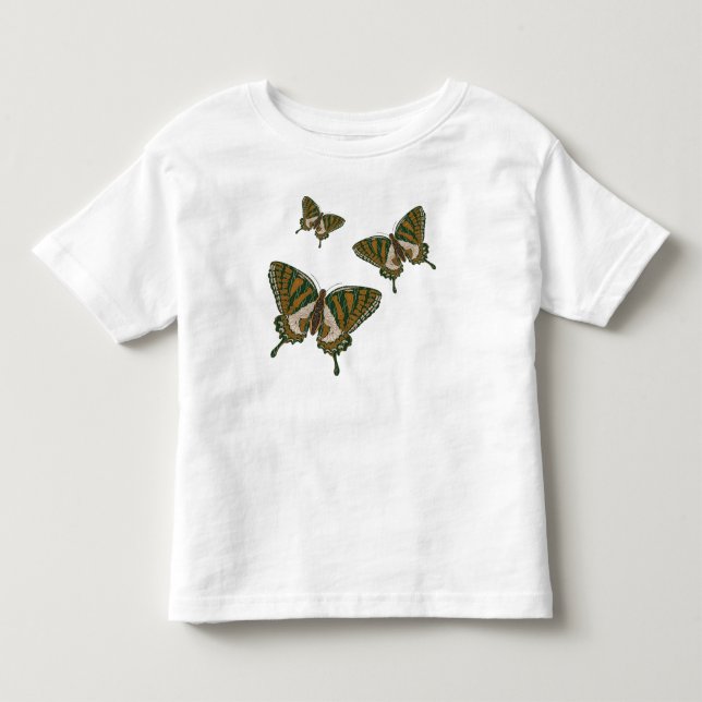 Aboriginal Swallowtail Barn och Baby Light Shirt Tee Shirt (Framsida)