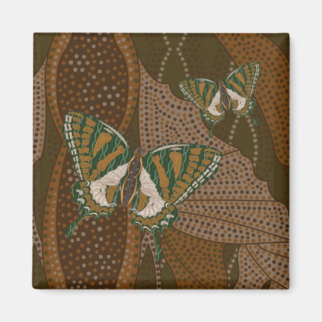 Aboriginal Swallowtail Magnet (Framsidan)