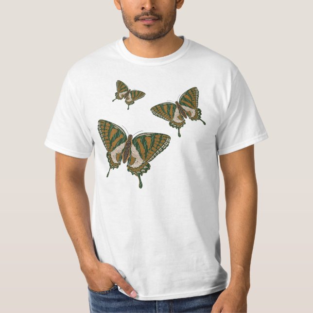 Aboriginal Swallowtail Manar Light Shirt Tee (Framsida)