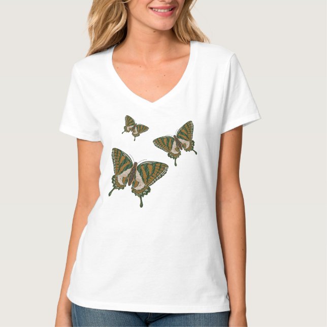 Aboriginal Swallowtail Women's Light Shirt T Shirt (Framsida)