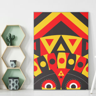 Aboriginal Tribal Canvastryck