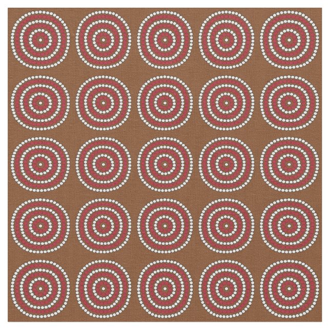 Aboriginal Tyg (Närbild)