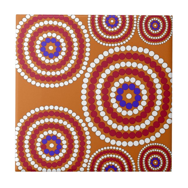 Aboriginal upplaga kakelplatta (Framsidan)