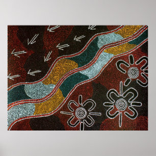 Aboriginal utmaning poster