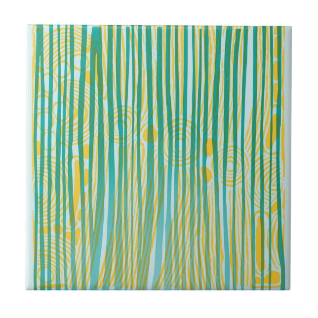 Aboriginella former en keramisk platta kakelplatta (Framsidan)