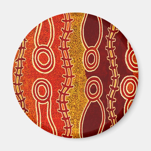 Aboriginella ormar . magnet (Framsidan)