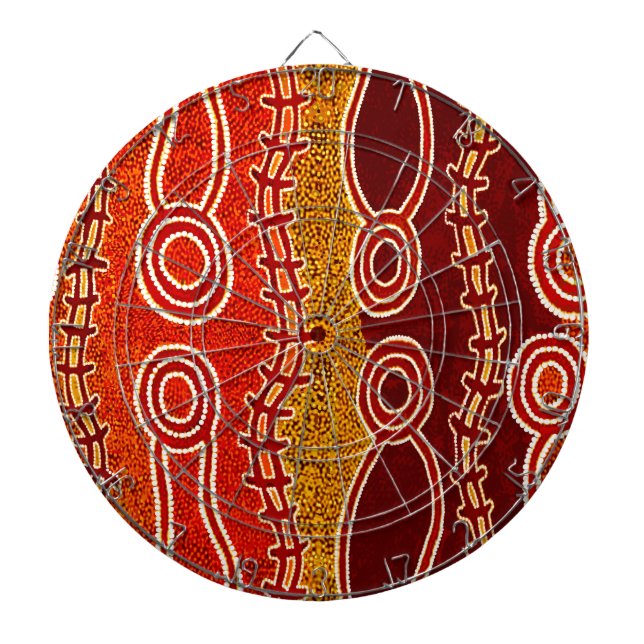 Aboriginella serpenter. darttavla (Framsidan)