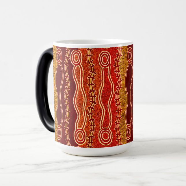 Aboriginella serpenter. magisk mugg (Framsida vänster)