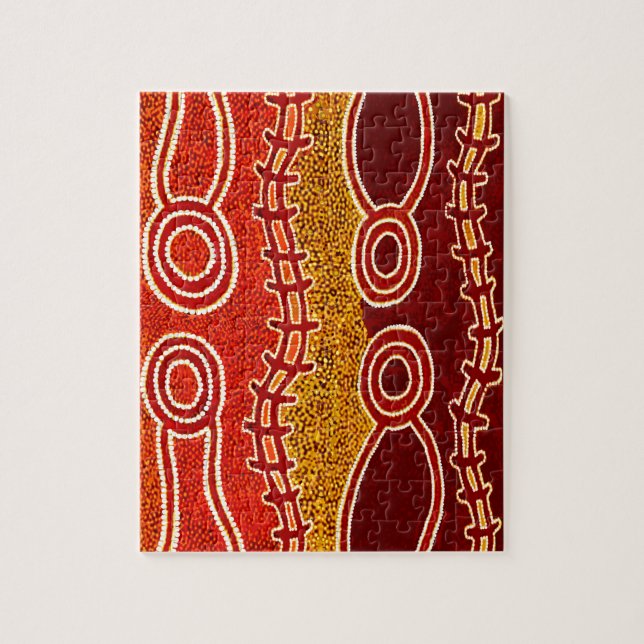 Aboriginella serpenter. pussel (Vertikal)