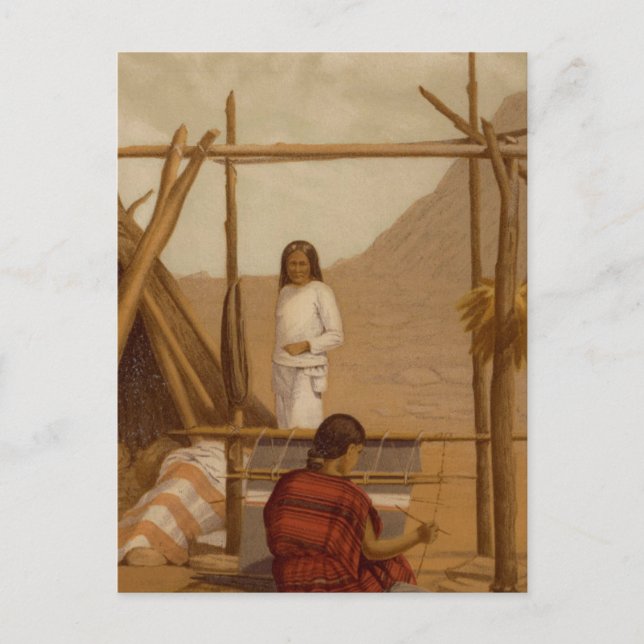 Aboriginellt liv, Navajo Land Vykort (Framsida)