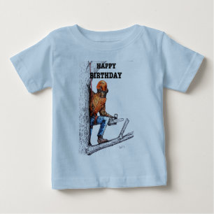 Aborist Träd, kirurg på födelsedagen, presenterar T-shirt