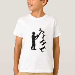 Aborist Träd, kirurg på födelsedagen, presenterar T-shirt