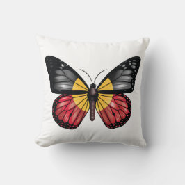 Aboriursprungsmonarque Butterfly Flagga Kudde