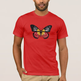 Aboriursprungsmonarque Butterfly Flagga T Shirt