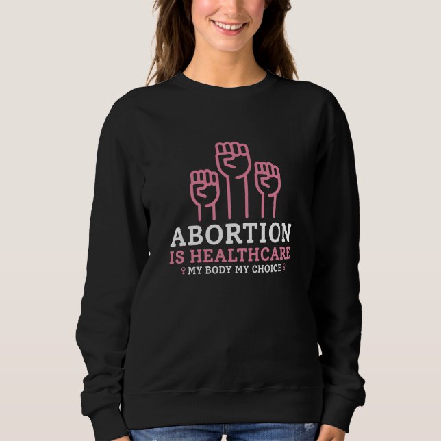 Abort är hälso - och sjukvård min kropp Regler T Shirt (Framsida)