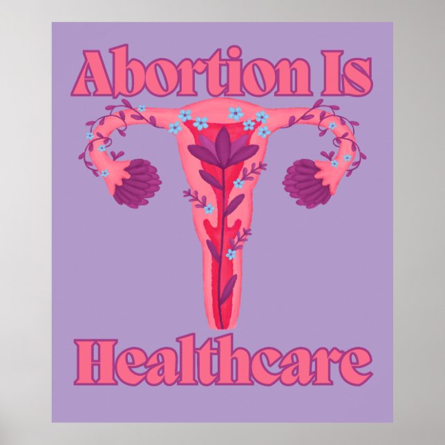 Abort är hälso- och sjukvård poster (Framsidan)