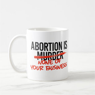 Abort är ingen angelägenhet för dig kaffemugg