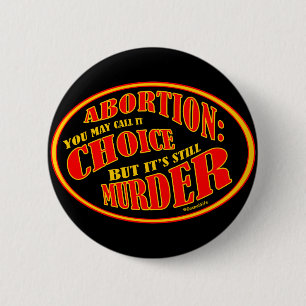 Abort är mord knapp