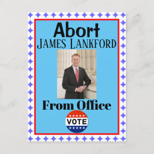 Abort James Lankford Postcard Vykort