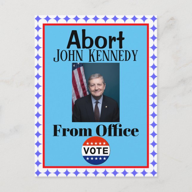Abort John Kennedy Postcard Vykort (Framsida)