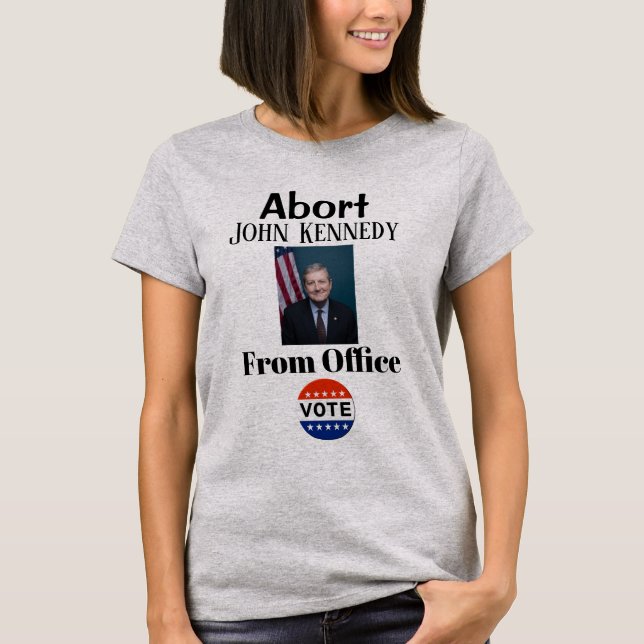 Abort John Kennedy T-Shirt (Framsida)