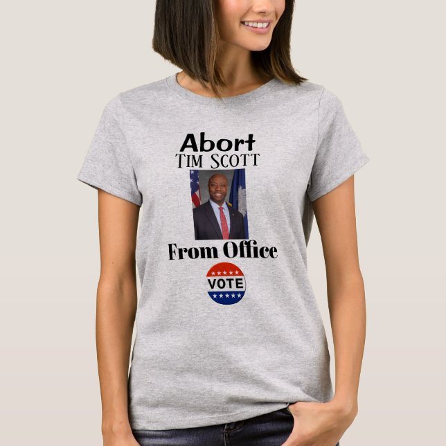 Abort Tim Scott T-Shirt (Framsida)