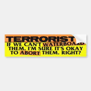 Abort VS Waterboarding Bildekal