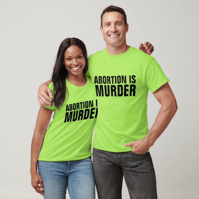 ABORTION ÄR MURDER T-shirts (Unisex)