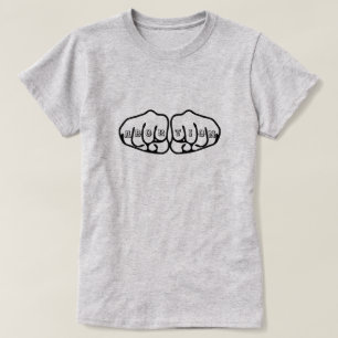 Abortion Knuckle Tattoos T Shirt