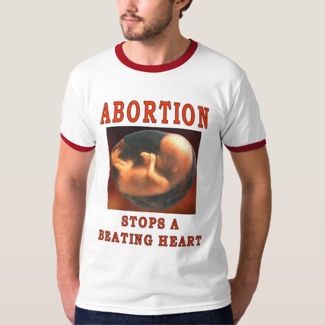ABORTIONSSTOPP. TEE SHIRT (Framsida)