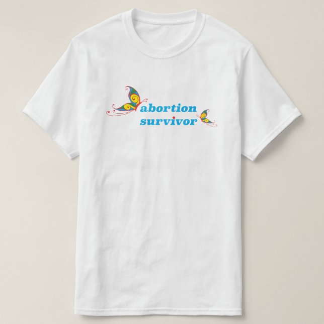 AbortöverlevandeT-tröja Tee Shirt (Design framsida)