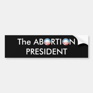 Abortpresident Bildekal