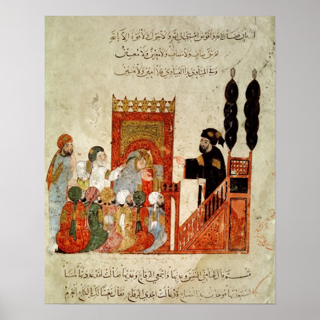 Abou Zayd predikar i moskén Poster (Framsidan)