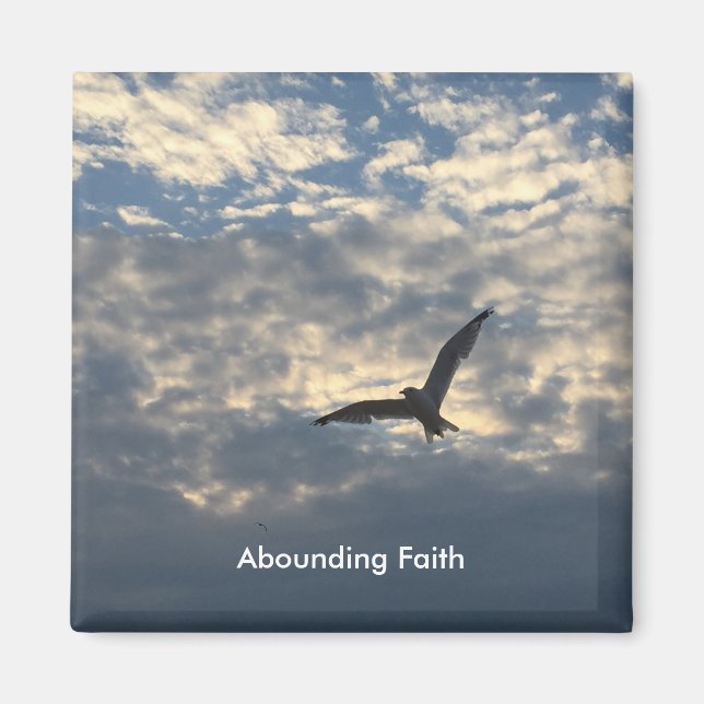 Abounding Faith Bird Magnet (Framsidan)