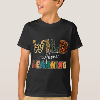 About Learning Leopard Teacher Back To School Teac T Shirt
