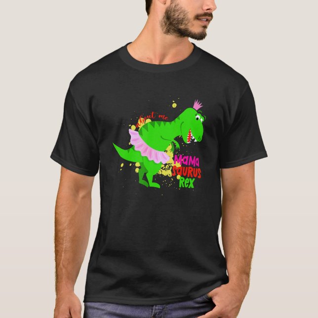 About Me MAMA SAURUS REX T Shirt (Framsida)