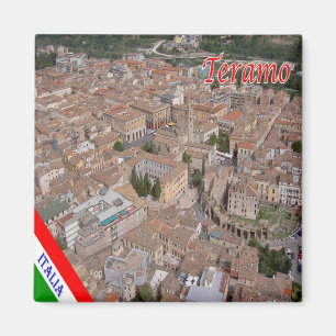 ABR010 TERAMO, Abruzzo, Italien, Fridge Magnet