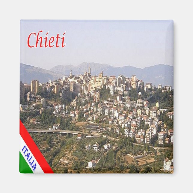 ABR013 CHIETI, Abruzzo, Italien, Fridge Magnet (Framsidan)