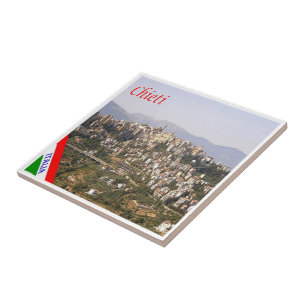 ABR013 CHIETI, Abruzzo, Italien Kakelplatta