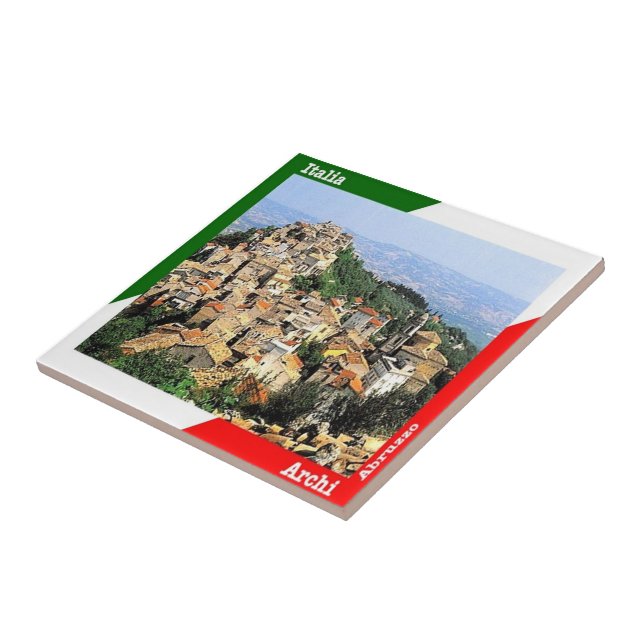 ABR020 ARCHI, Abruzzo, Italien Kakelplatta (Sidan)