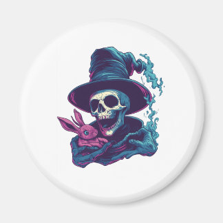 Abra-Cadabra Bones � Funny Magic Skull Magnet