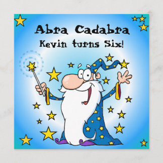 Abra Cadabra magiska beställnings- Inbjudningar
