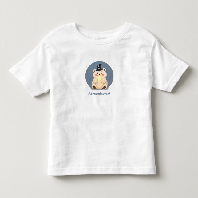 Abracadabjörn! Cute Magic Bear Kids T-Shirt (Framsida)