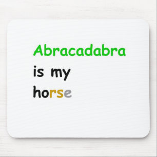 Abracadabra är min häst musmatta